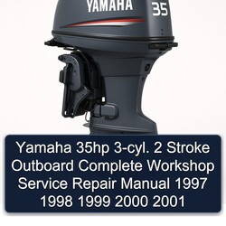 1997-2001 Yamaha 35HP 3-cyl. 2 Stroke Outboard Service Repair Workshop Manual PDF