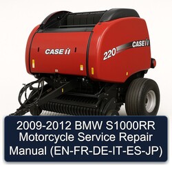2009-2012 BMW S1000RR Motorcycle (EN-FR-DE-IT-ES-JP) Service Repair Workshop Manual PDF
