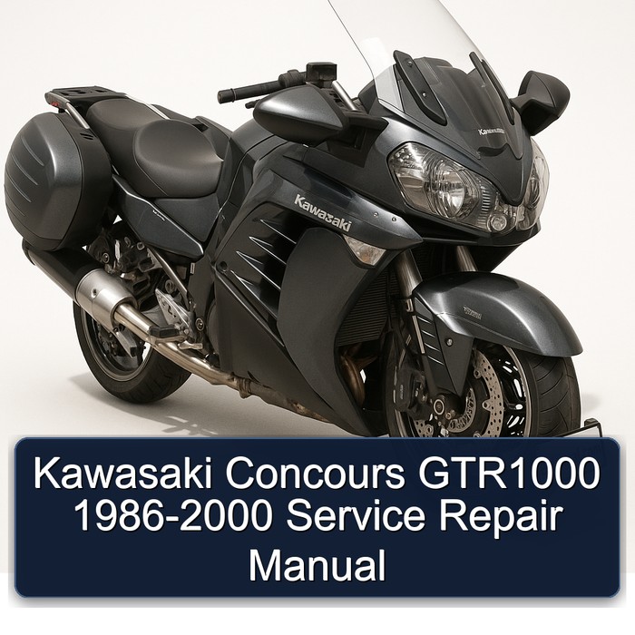 1986-2000 Kawasaki GTR Series Concours GTR1000 Service Repair Workshop Manual PDF