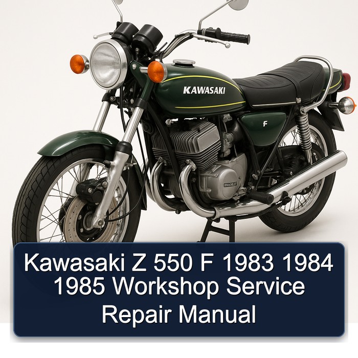 1983-1985 Kawasaki F Models Z 550 Service Repair Workshop Manual PDF