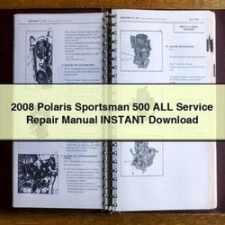 2008 Polaris Sportsman 500 All Service Repair Workshop Manual PDF