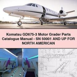 Komatsu GD675-3 Motor Grader -sn 50001 UP North American Parts Catalog PDF