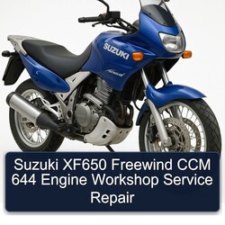 Suzuki XF650 Freewind CCM 644 Engine Service Repair Workshop Manual PDF