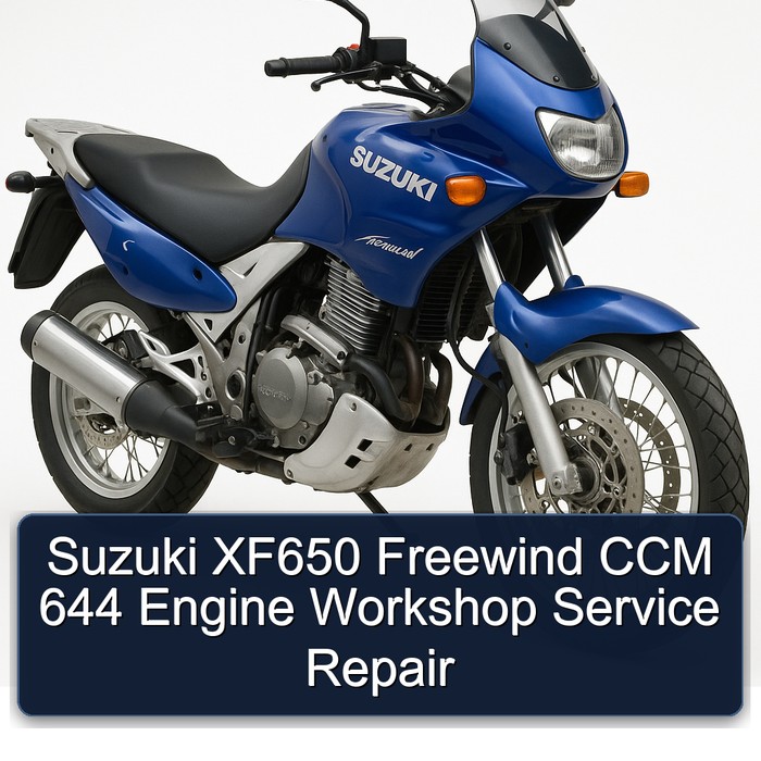 Suzuki XF650 Freewind CCM 644 Engine Service Repair Workshop Manual PDF