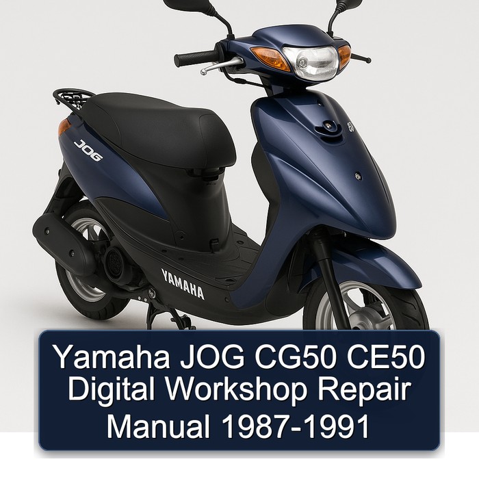 1987-1991 Yamaha Jog CG50 CE50 Digital Service Repair Workshop Manual PDF
