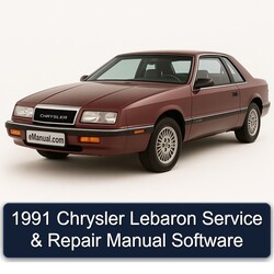 1991 Chrysler Lebaron Software Service Repair Workshop Manual PDF