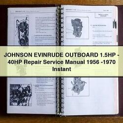 1956-1970 Johnson Evinrude Outboard 1.5hp-40hp Service Repair Workshop Manual PDF