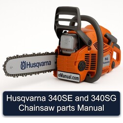 Husqvarna 340SE 340SG Chainsaw Parts Catalog PDF