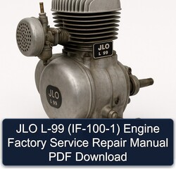 JLO L 99 L-99 (IF-100-1) Engine Service Repair Workshop Manual PDF