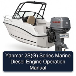 Yanmar 2s(g) Series Marine Diesel Engine Operation Service Repair Workshop Manual PDF