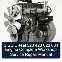Sisu 634 Series Diesel 320 420 620 Engine Service Repair Workshop Manual PDF