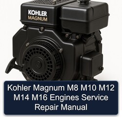 Kohler Magnum Models M8 M10 M12 M14 M16 Engines Service Repair Workshop Manual PDF