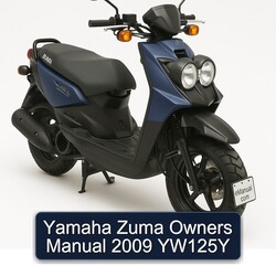 2009 Yamaha Zuma Owners YW125Y Owner's Manual PDF