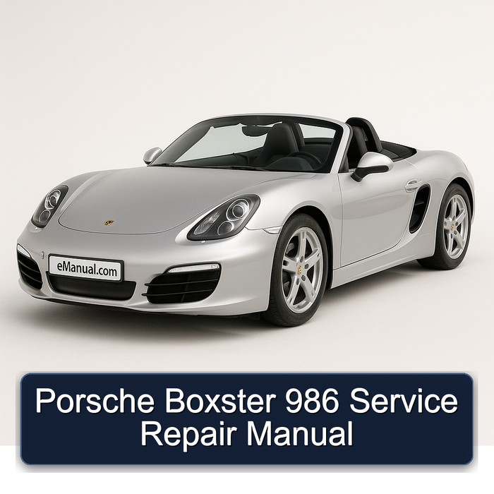 Porsche Boxster Service Repair Workshop Manual PDF