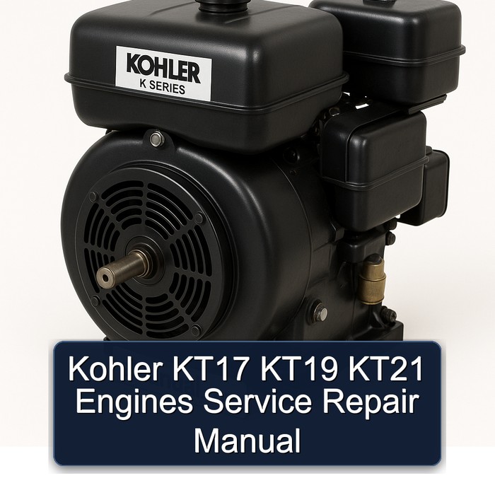 Kohler K Series KT17 KT19 KT21 Engines Service Repair Workshop Manual PDF