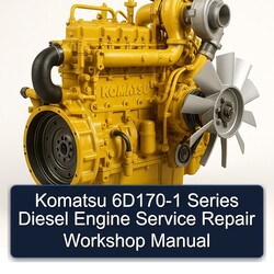 Komatsu 14 3 6D170-1 Series Diesel Engine Service Repair Workshop Manual PDF