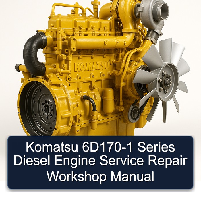 Komatsu 14 3 6D170-1 Series Diesel Engine Service Repair Workshop Manual PDF