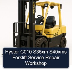 Hyster C010 S35XM S40XMS Forklift Service Repair Workshop Manual PDF