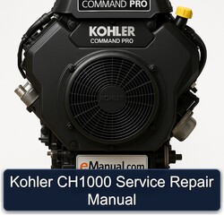 Kohler Command Pro Models CH1000 Service Repair Workshop Manual PDF
