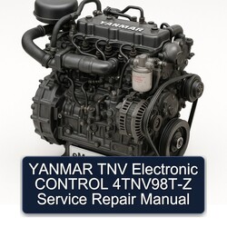 Yanmar 4 TNV Series Electronic Control 4tnv98t-z Service Repair Workshop Manual PDF
