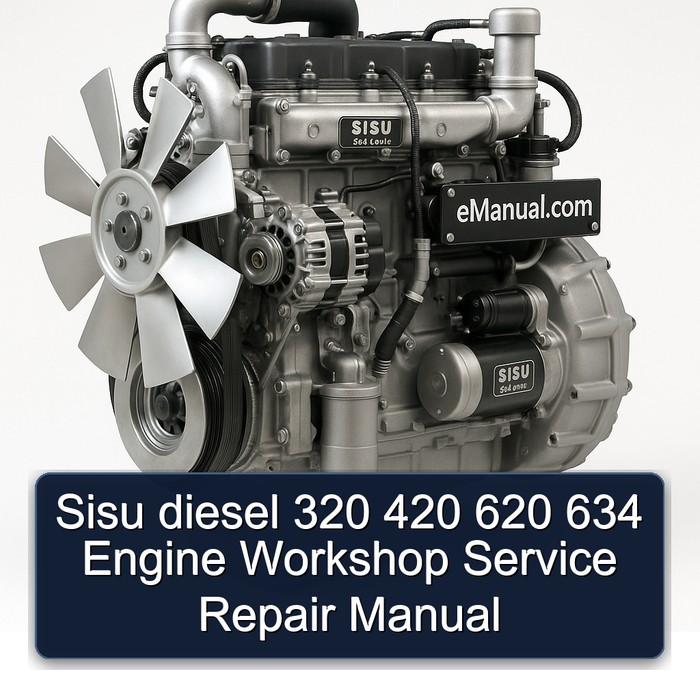 Sisu 634 Series Diesel 320 420 620 Engine Service Repair Workshop Manual PDF