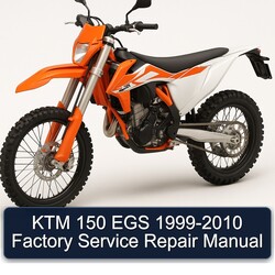 1999-2010 KTM 150 EGS Service Repair Workshop Manual PDF