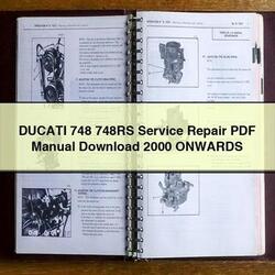 2000 Ducati 748 748RS Onwards Service Repair Workshop Manual PDF