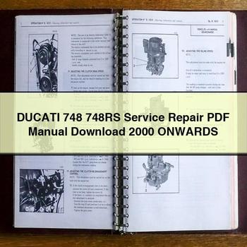2000 Ducati 748 748RS Onwards Service Repair Workshop Manual PDF