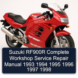 1993-1998 Suzuki RF900R Service Repair Workshop Manual PDF