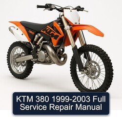 1999-2003 KTM 380 Service Repair Workshop Manual PDF