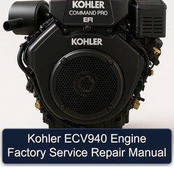 Kohler Command Pro EFI Models ECV940 Engine Service Repair Workshop Manual PDF