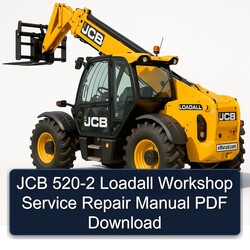 JCB 520-2 Loadall Service Repair Workshop Manual PDF
