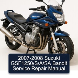 2007-2008 Suzuki GSF1250/S/A/SA Bandit Service Repair Manual 
