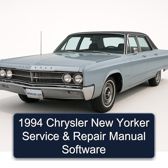 1994 Chrysler New Yorker Software Service Repair Workshop Manual PDF