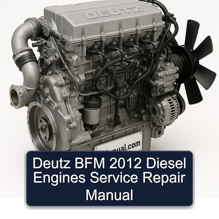 2012 Deutz BFM Diesel Engines Service Repair Workshop Manual PDF