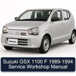 1989-1994 Suzuki GSX Series 1100 F Service Repair Workshop Manual PDF