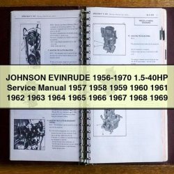 1956-1970 Johnson Evinrude - 1.5-40hp Service Repair Workshop Manual PDF
