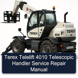 Terex Telelift 4010 Telescopic Handler Service Repair Workshop Manual PDF