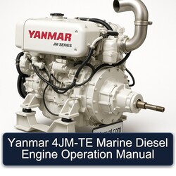 Yanmar 4JM-TE Marine Diesel Engine Operation Service Repair Workshop Manual PDF