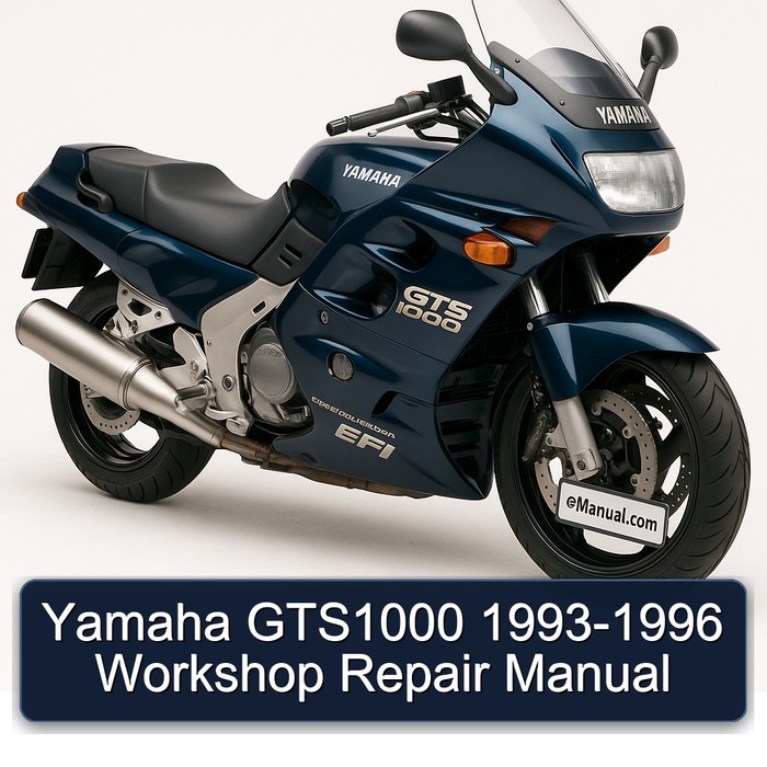 1993-1996 Yamaha GTS1000 Service Repair Workshop Manual PDF