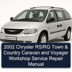 2002 Chrysler Rs/rg Town Country Caravan Voyager Service Repair Workshop Manual PDF