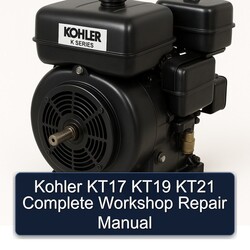 Kohler K Series KT17 KT19 KT21 Service Repair Workshop Manual PDF