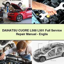 Daihatsu Cuore L500 L501 -englis Service Repair Workshop Manual PDF