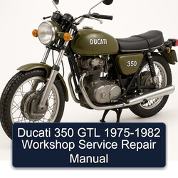 1975-1982 Ducati 350 GTL Service Repair Workshop Manual PDF