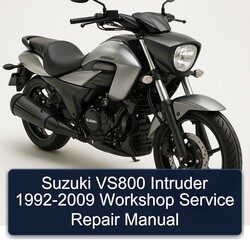 1992-2009 Suzuki Intruder VS800 Service Repair Workshop Manual PDF