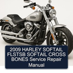 2009 Harley Davidson Softail Flstsb Cross Bones Service Repair Workshop Manual PDF