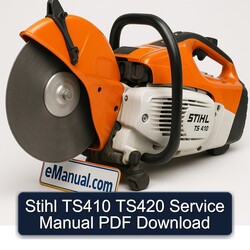 Stihl TS410 TS420 Service Repair Workshop Manual PDF