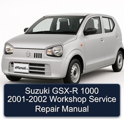 2001-2002 Suzuki GSX Series GSX-R 1000 Service Repair Workshop Manual PDF