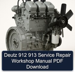 Deutz 912 Service Repair Workshop Manual PDF