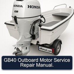 GB40 Outboard Motor Service Repair Workshop Manual PDF